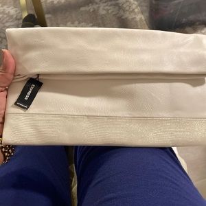 EXPRESS Sexy faux leather clutch purse NWT